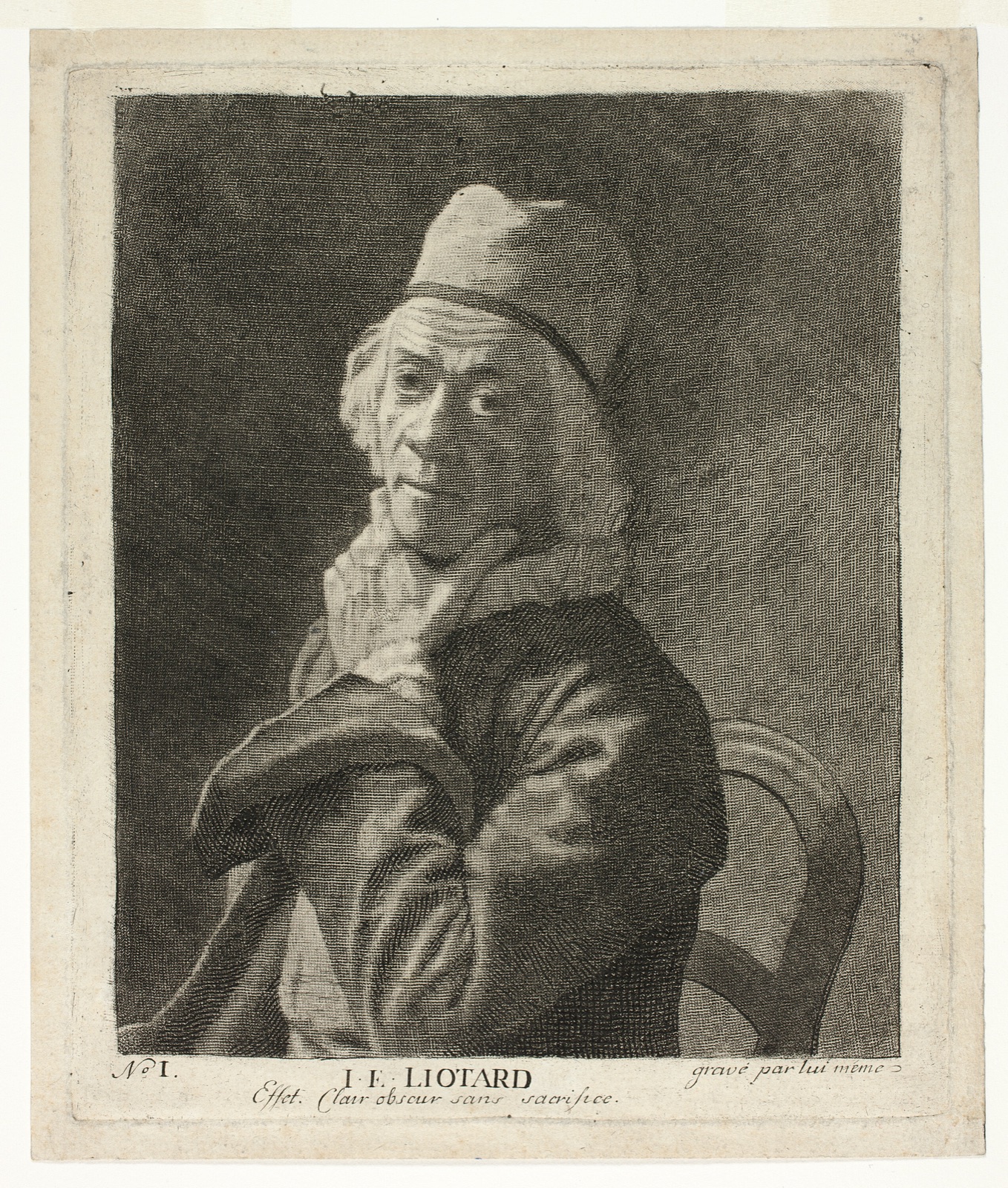 The Small Self-Portrait — Jean-Étienne Liotard; Swiss, 1702-1789