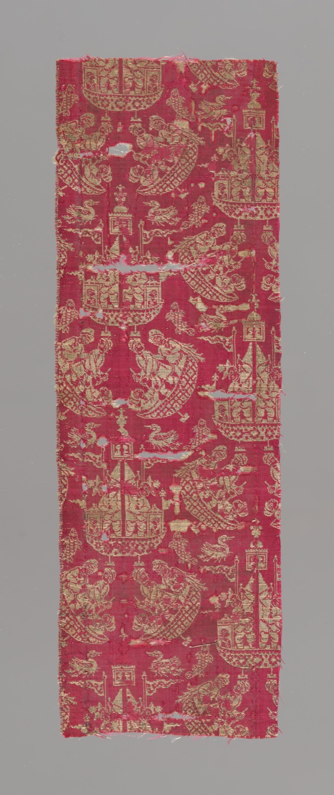Fragment of a Dress Fabric — Persia (present day Iran)