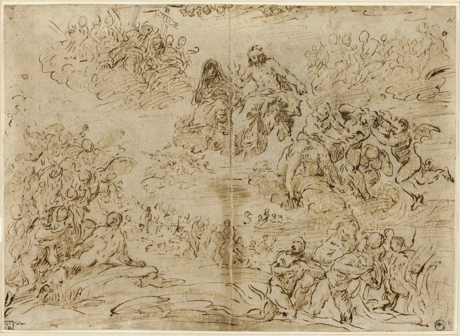 Last Judgement — Circle of Jacopo Negretti, called Palma il Giovane; Italian, c. 1548-1628