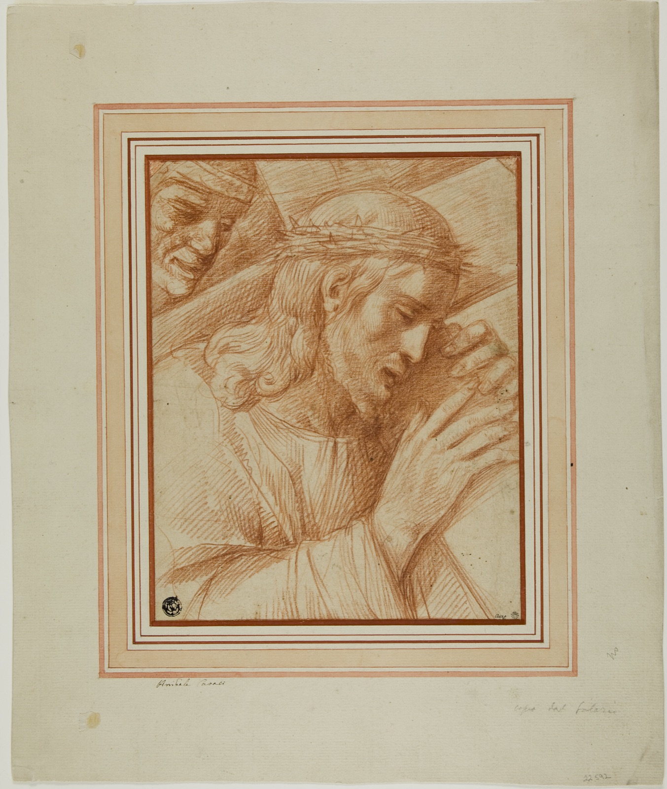 Christ Carrying the Cross — Cesare Rossetti; Italian, 1568-c. 1621