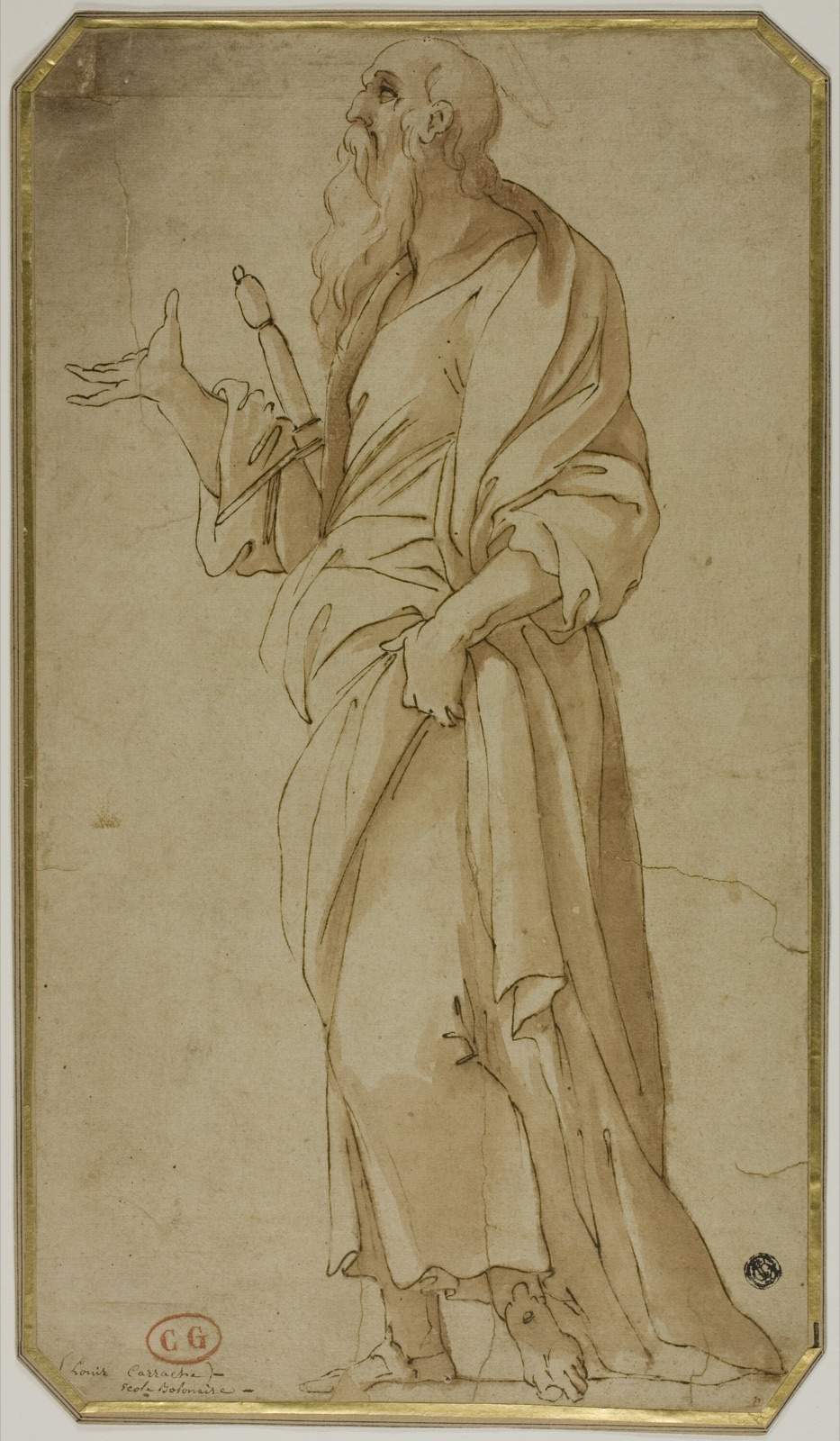 Saint Paul — Circle of Giovanni Battista Trotti called Il Malosso; Italian, 1555-1619
