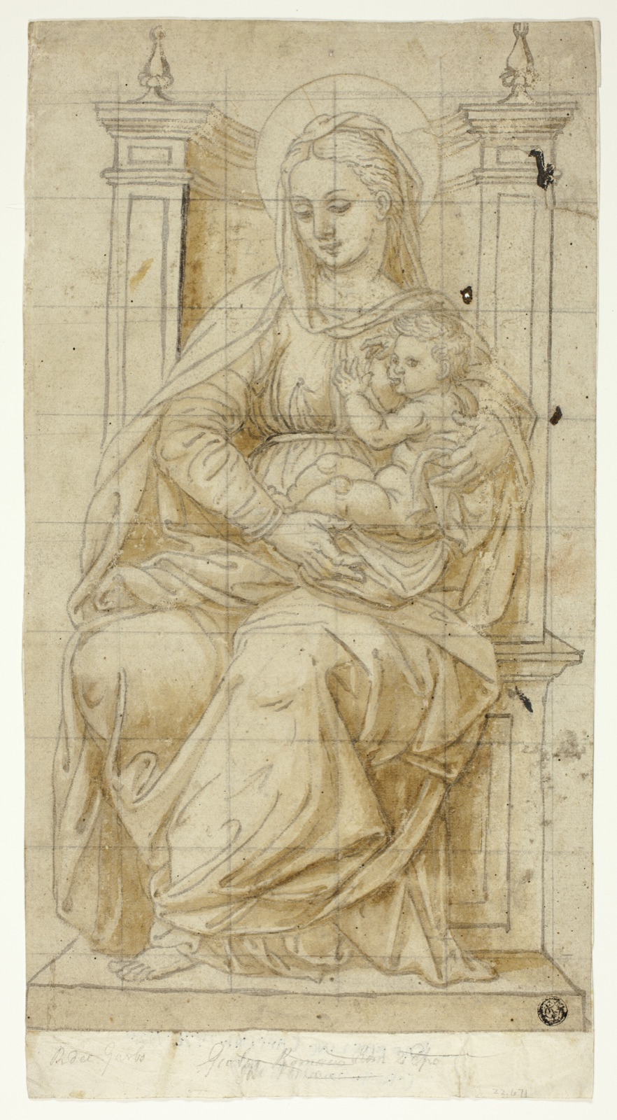 Virgin Nursing the Christ Child