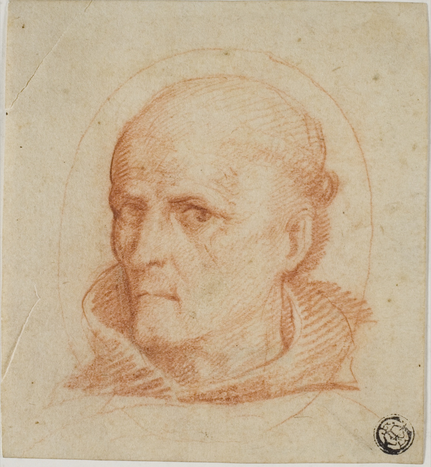 Portrait Head of Franciscan Monk