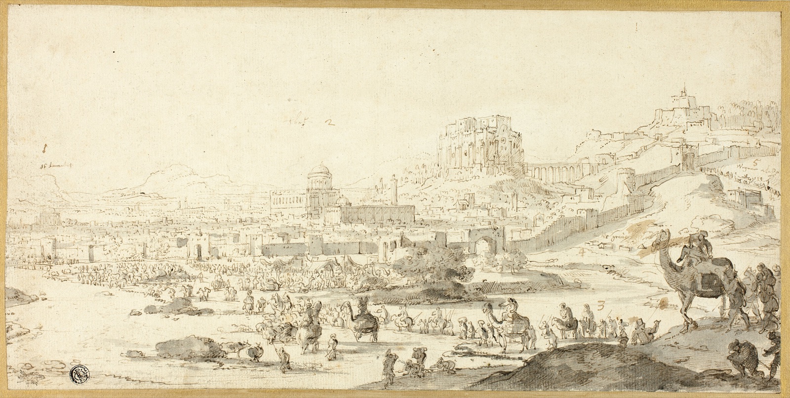Hur in Chaldea — Jan Peeters, I; Flemish, 1624-c. 1677