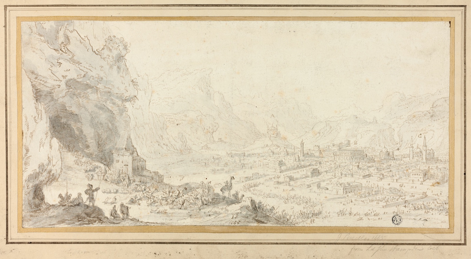 View of Mecca — Jan Peeters, I; Flemish, 1624-c. 1677