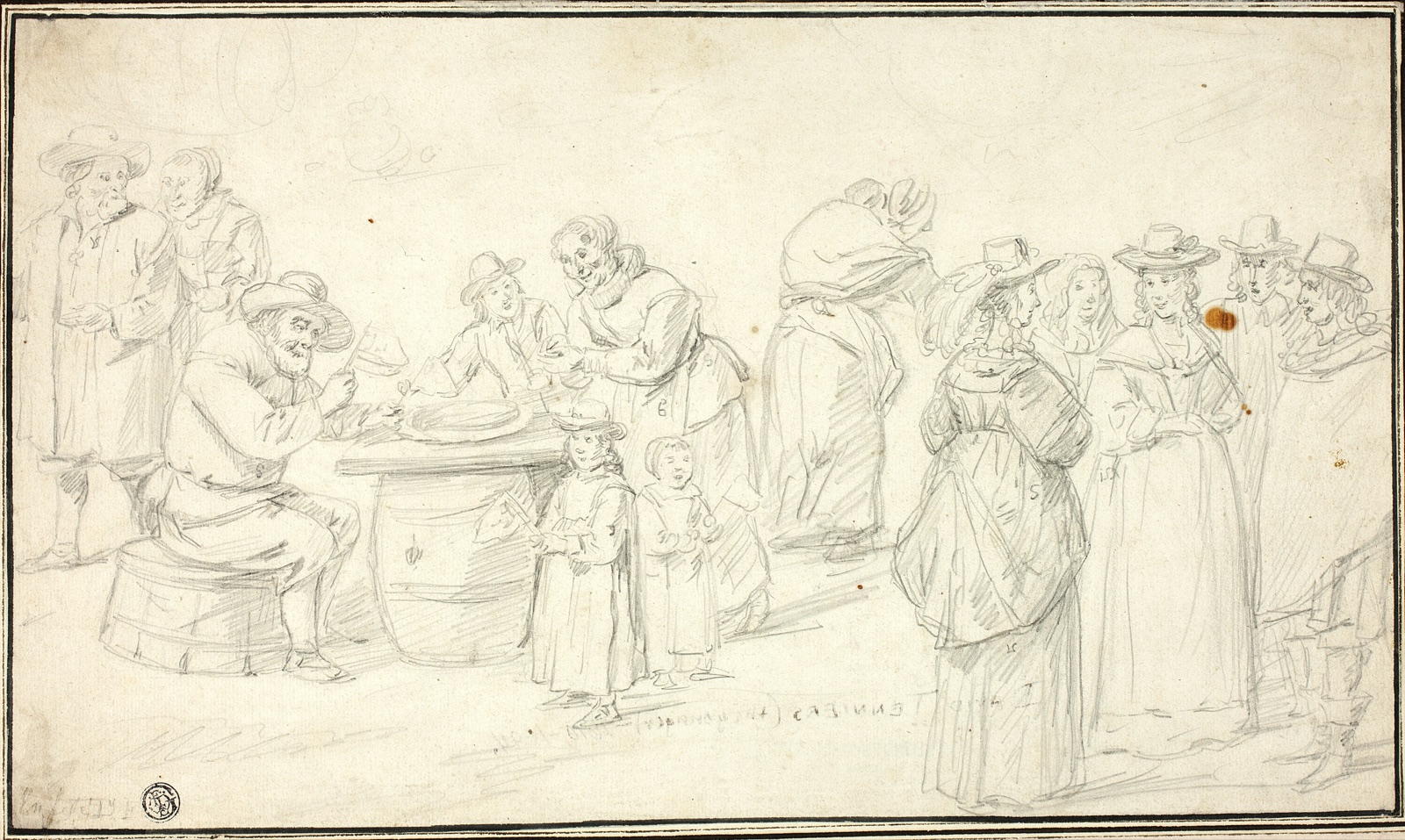 Study for Country Festival near Antwerp — David Teniers the Younger; Flemish, 1610-1690