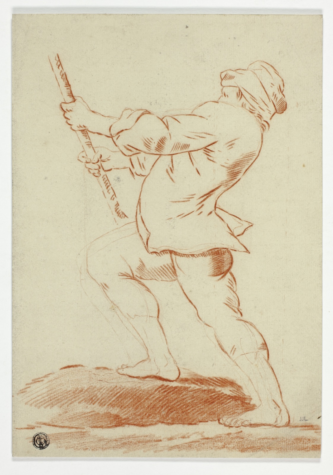 Boy Holding Staff