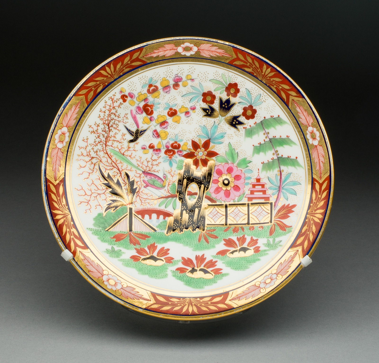 Plate — Worcester Porcelain Factory; Worcester, England, founded 1751
