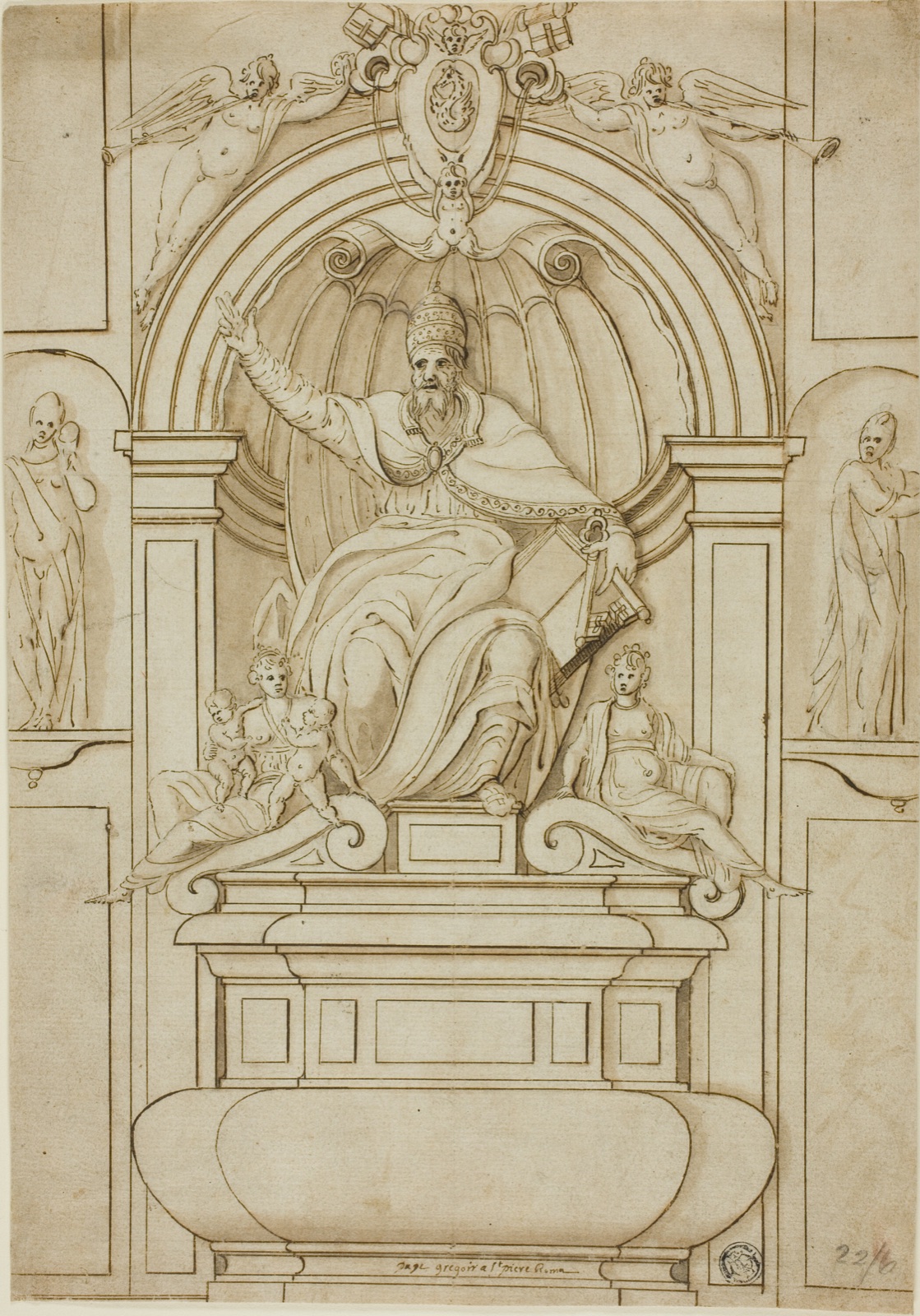 Tomb of Pope Gregory XIV in Saint Peter's