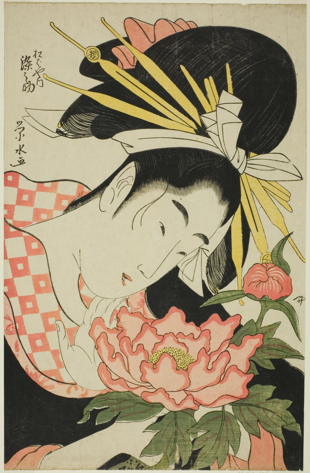 The Courtesan Somenosuke of the Matsubaya — Ichirakutei Eisui; Japanese, active 1790-1823