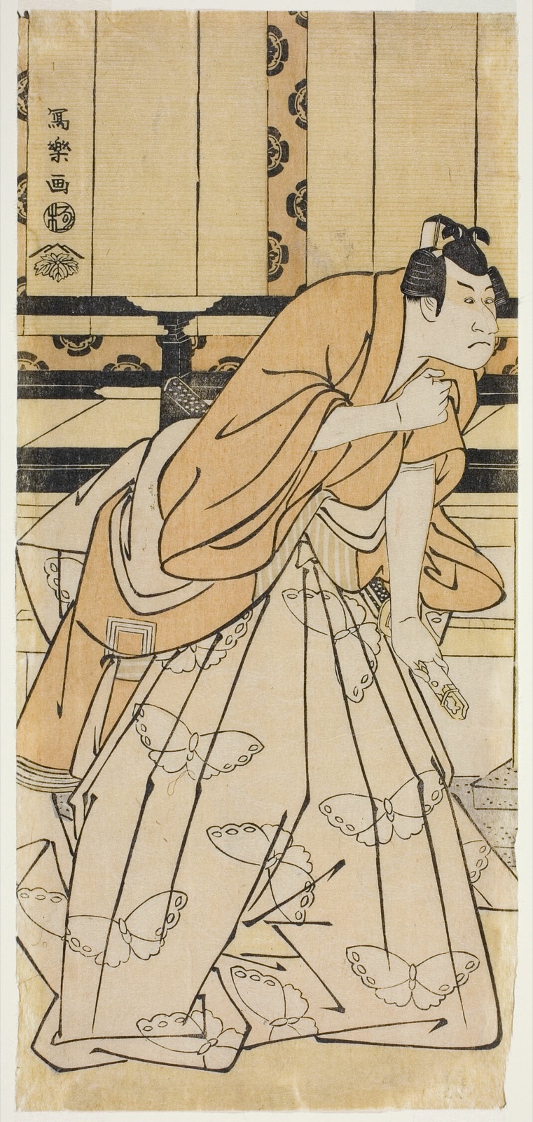 The Actor Ichikawa Danjuro Vl as Soga no Goro Tokimune (Rokudai-me Ichikawa Danjuro no Soga no Goro Tokimune) — Toshusai Sharaku 東洲斎 写楽; Japanese, active 1794-95