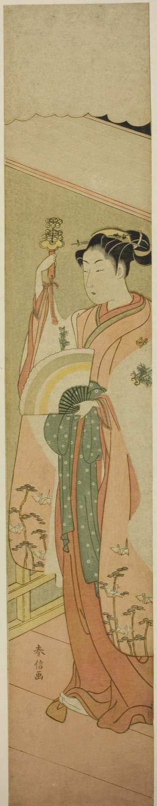 The Kagura Dance — Suzuki Harunobu 鈴木 春信; Japanese, 1725 (?)-1770