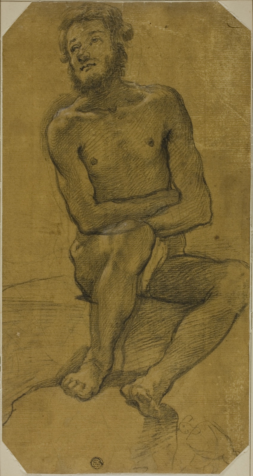 Seated Male Nude — Follower of Jacopo Chimenti, called Jacopo da Empoli; Italian, 1551-1640