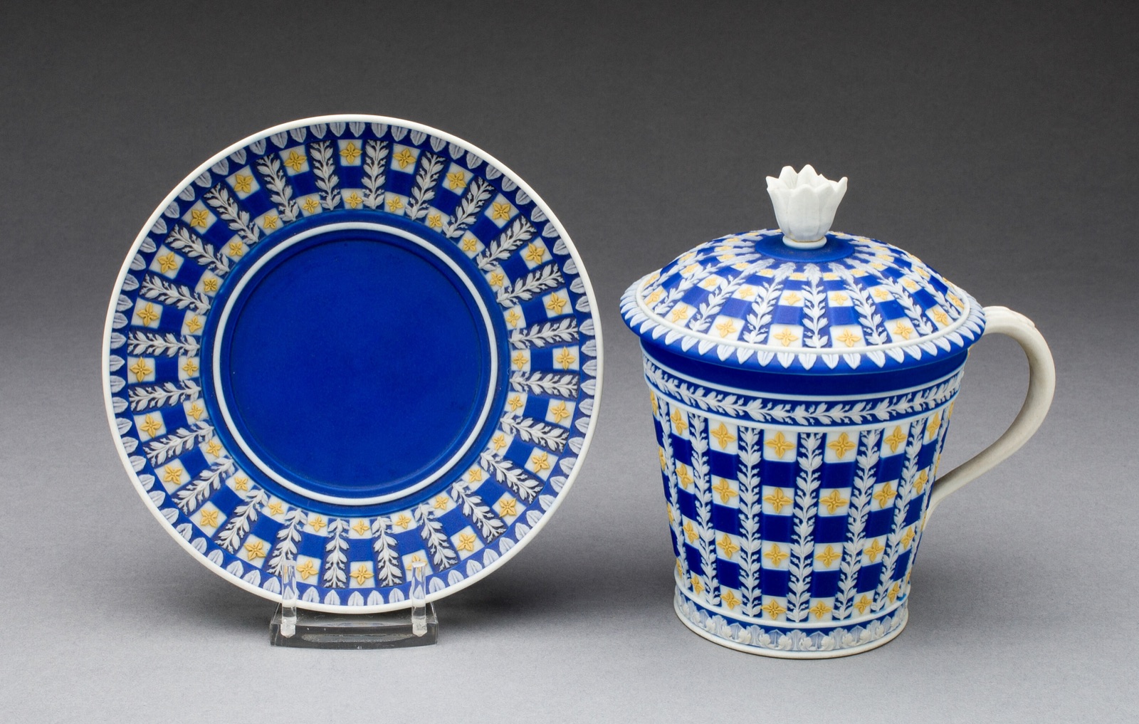 Cup with Cover and Saucer — Wedgwood Manufactory; England, founded 1759