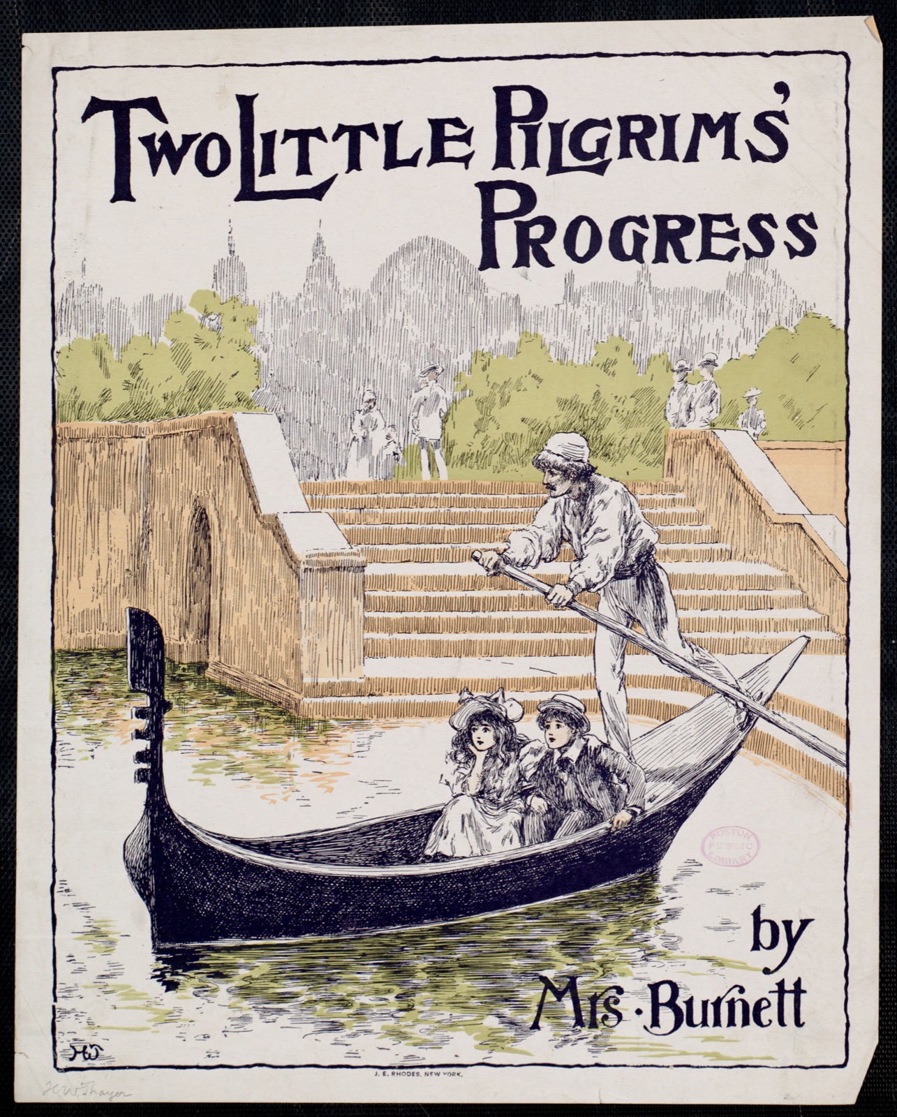 Two little pilgrims' progress by Mrs. Burnett — Birch, Reginald B., 1856-1943 (Artist)