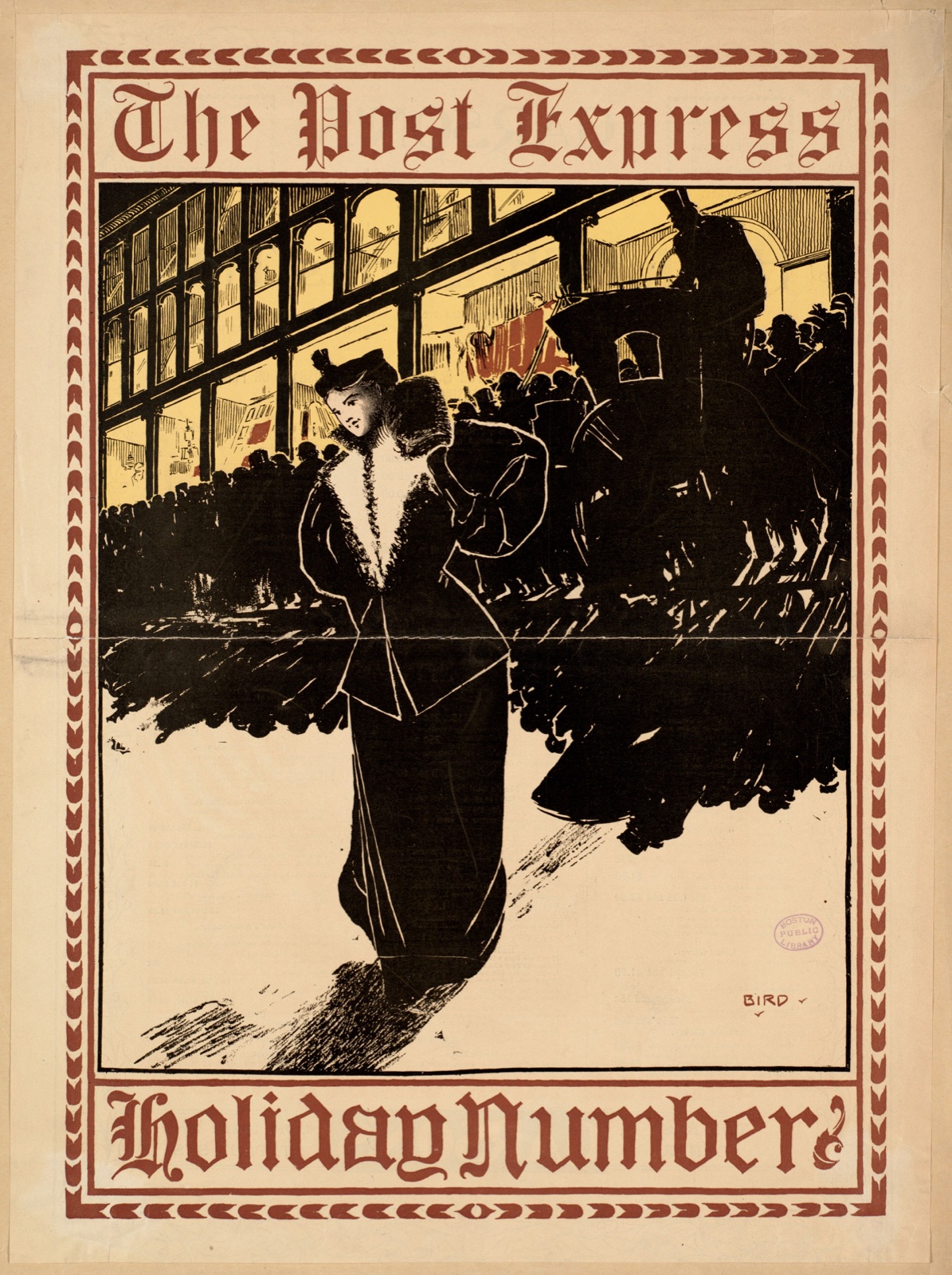 The post express, holiday number — Bird, Elisha Brown (Artist)