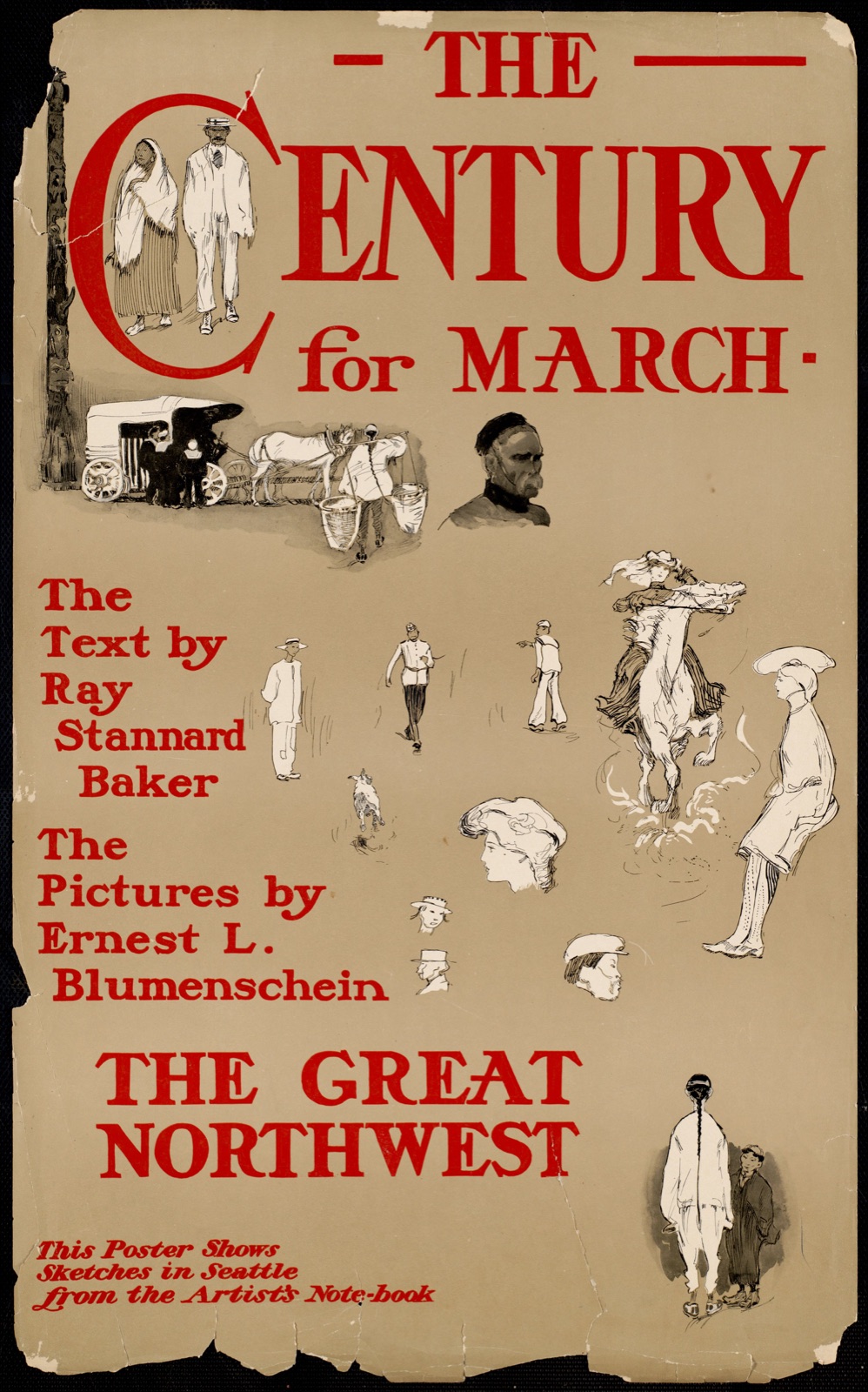 The century for March. The great northwest. — Blumenschein, E. L. (Ernest Leonard), 1874-1960 (Artist)