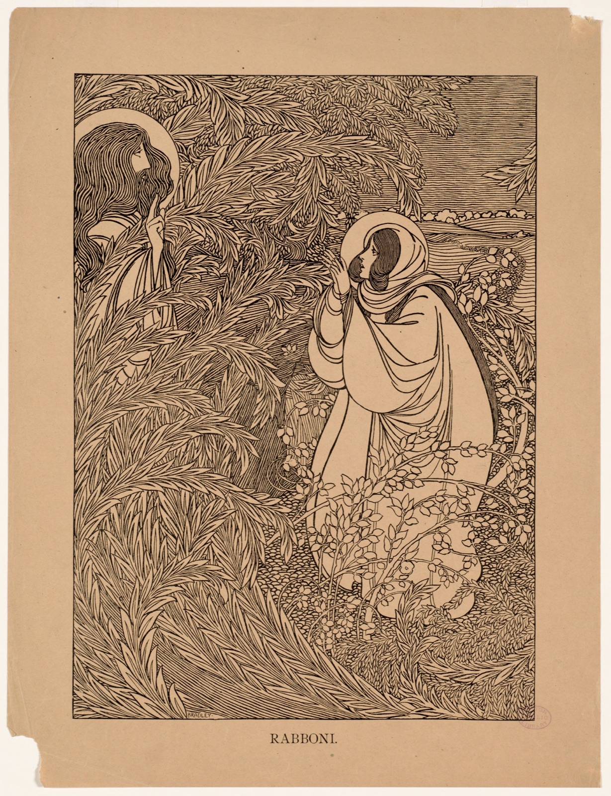 Rabboni. — Bradley, Will, 1868-1962 (Artist)