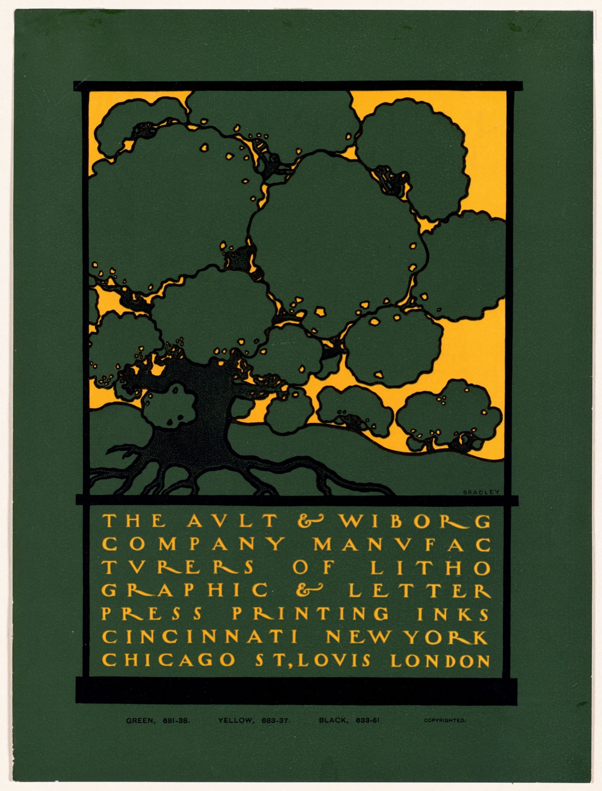 The Ault & Wiborg Company — Bradley, Will, 1868-1962 (Artist)