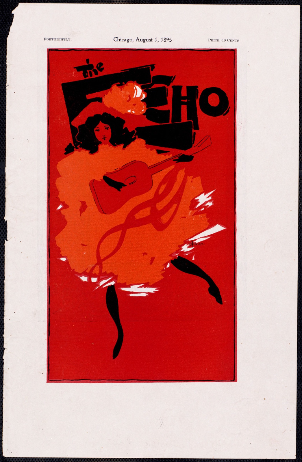 The echo, Chicago, August 1, 1895 — Bradley, Will, 1868-1962 (Artist)