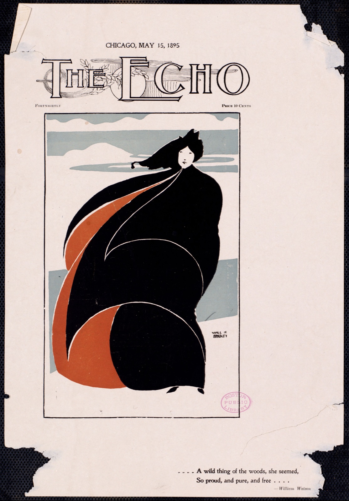 The echo, Chicago, May 15, 1895 — Bradley, Will, 1868-1962 (Artist)