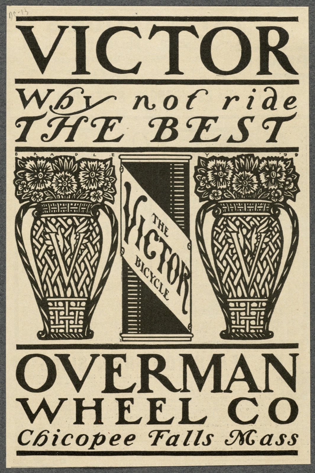 Victor Overman Wheel Co. Why not ride the best — Bradley, Will, 1868-1962 (Artist)