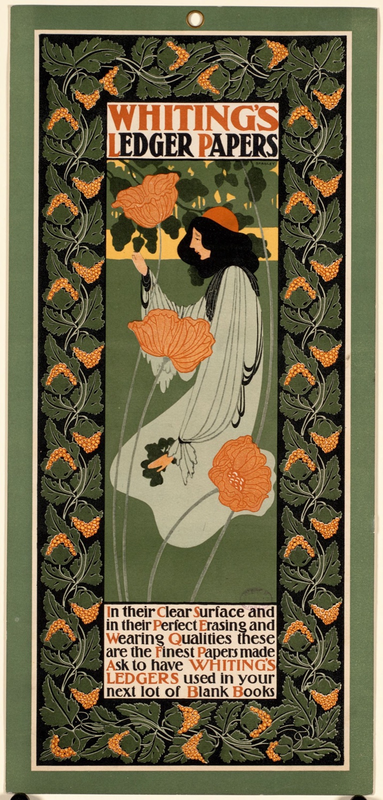 Whitings ledger papers — Bradley, Will, 1868-1962 (Artist)