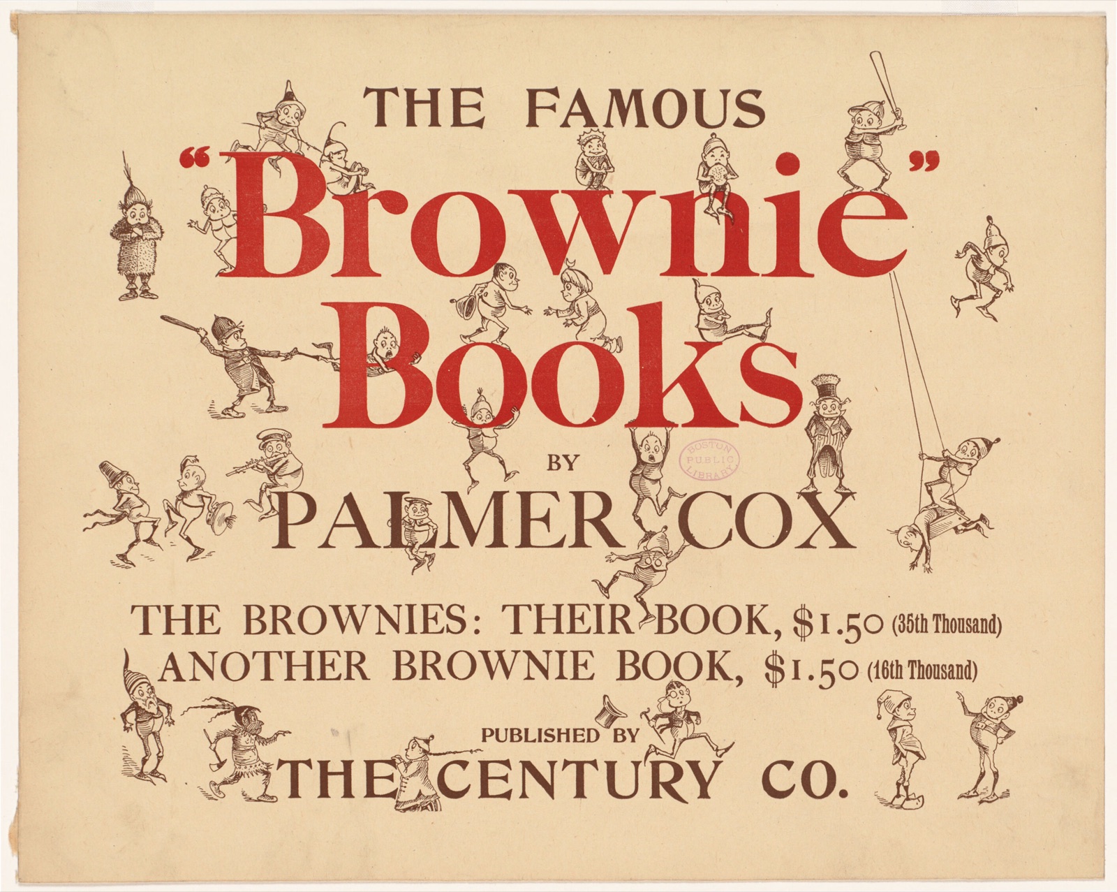 The famous brownie books by Palmer Cox — Cox, Palmer, 1840-1924 (Artist)