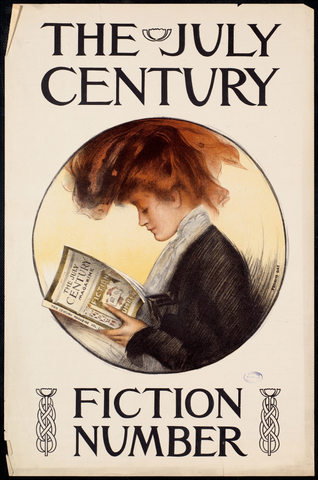 The July century, fiction number — Day, Francis, 1863- (Artist)