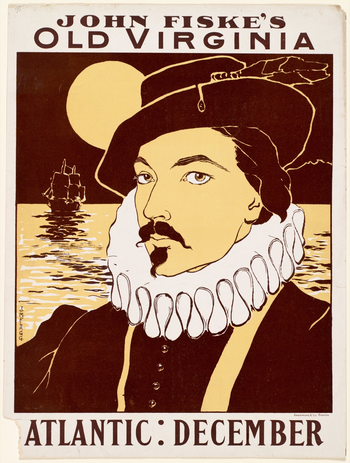Atlantic: December. John Fiske's old Virginia — Flagg, James Montgomery, 1877-1960 (Artist)