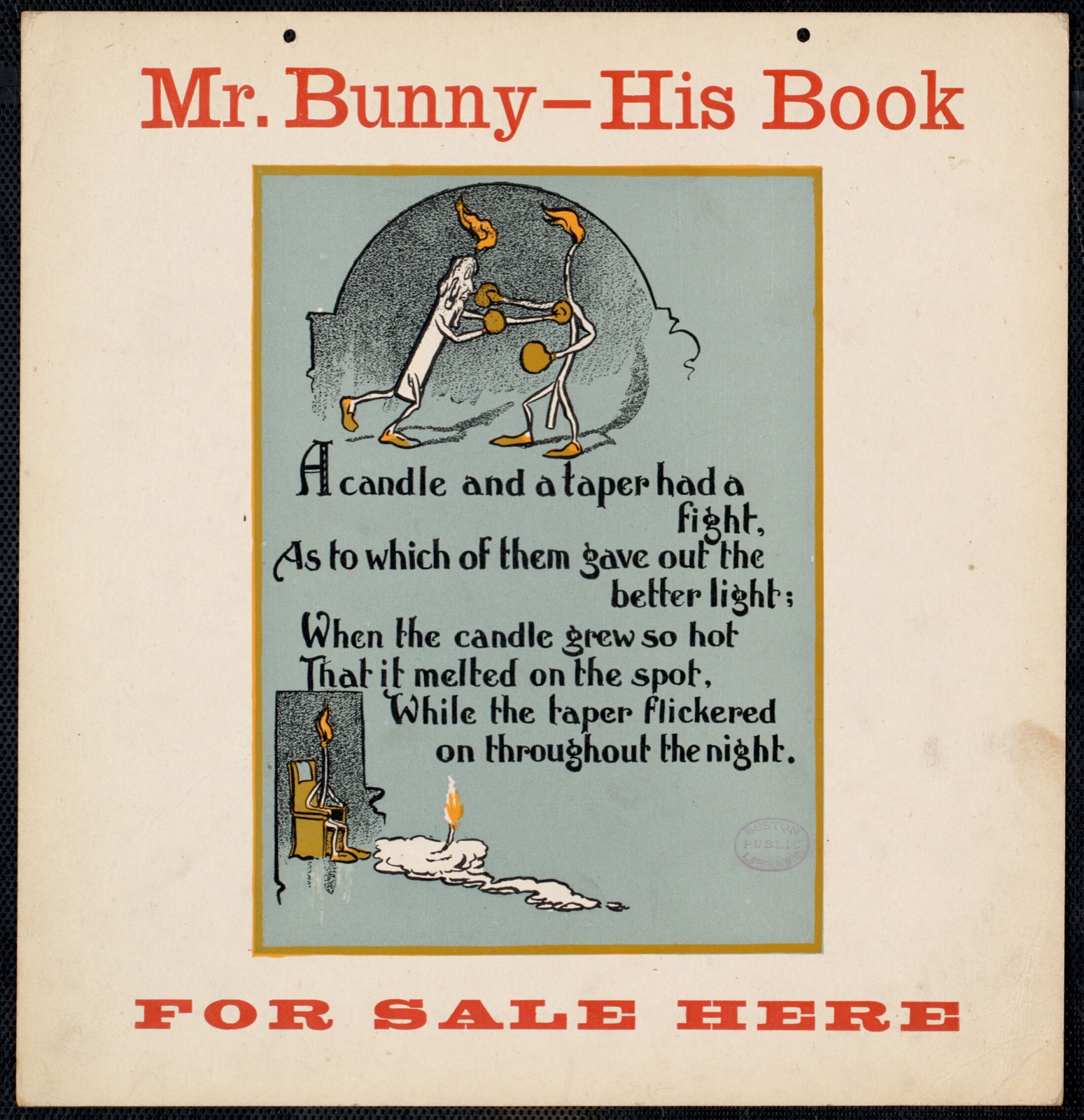 Mr. Bunny - his book, for sale here — Fry, W. H. (Artist)