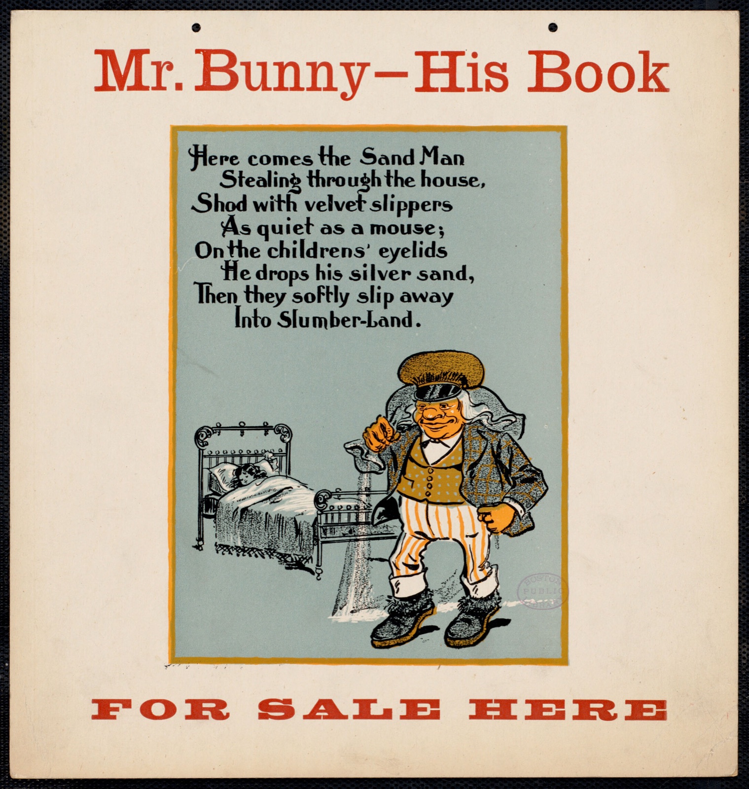 Mr. Bunny - his book, for sale here — Fry, W. H. (Artist)