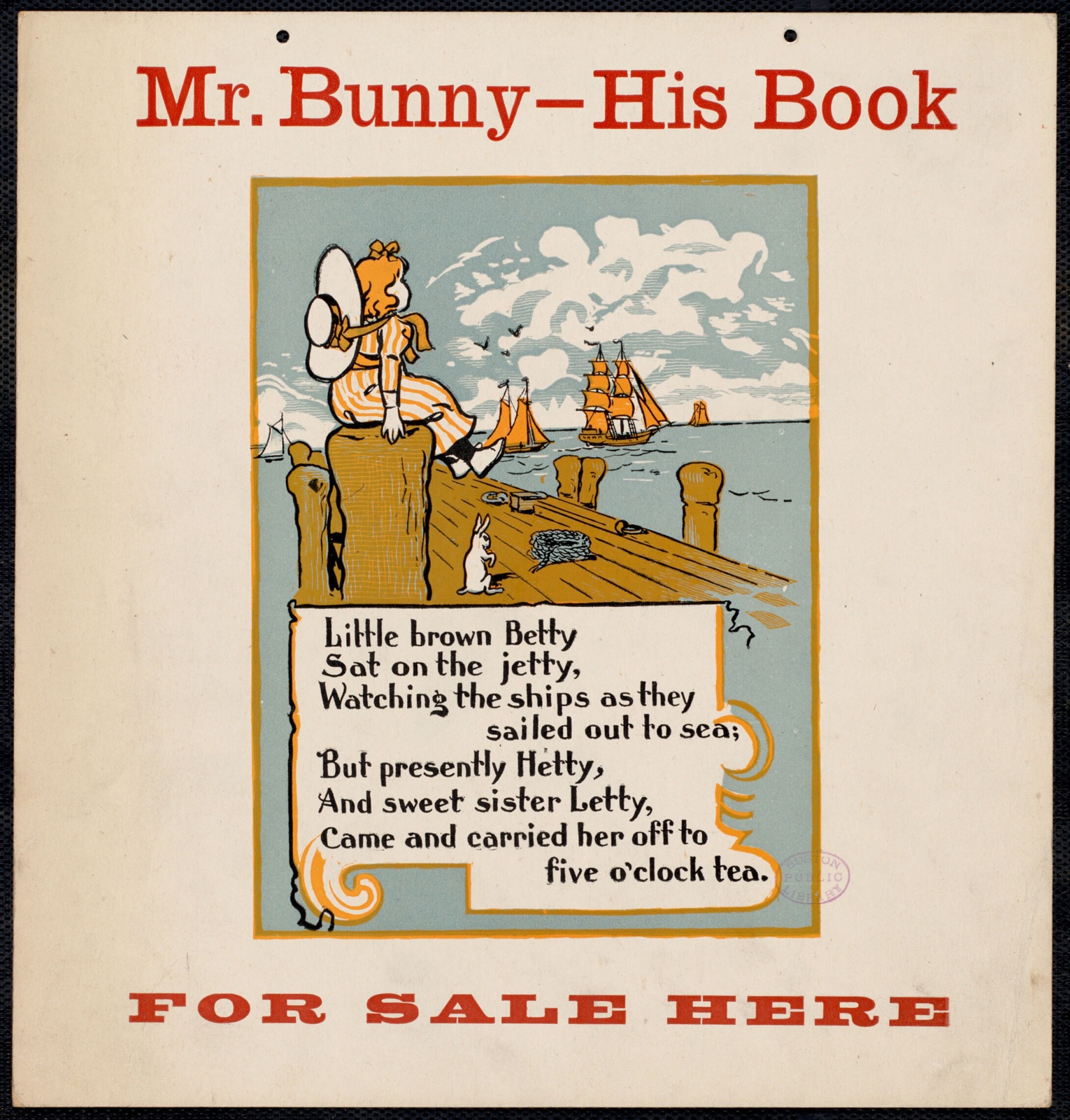Mr. Bunny - his book, for sale here — Fry, W. H. (Artist)
