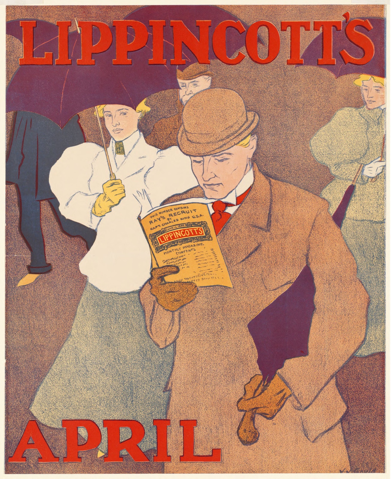 Lippincott's April — Gould, J. J., Jr. (Joseph J.), 1880-1935 (Artist)