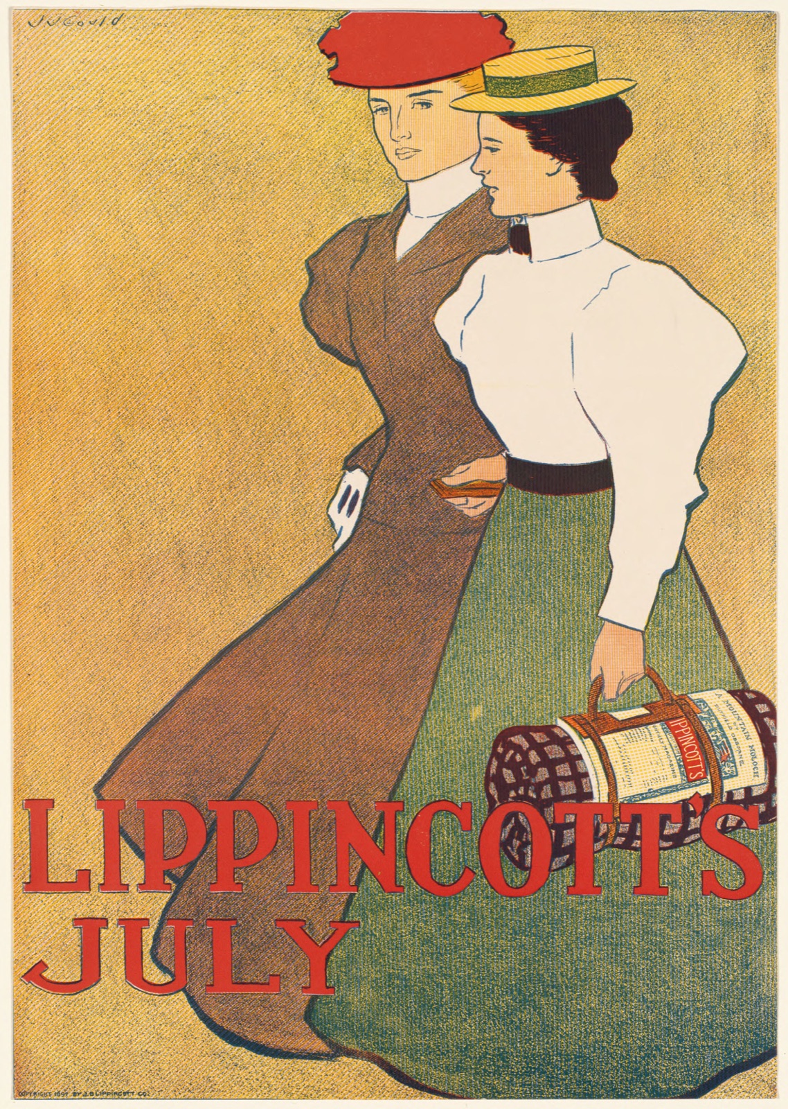 Lippincott's July — Gould, J. J., Jr. (Joseph J.), 1880-1935 (Artist)