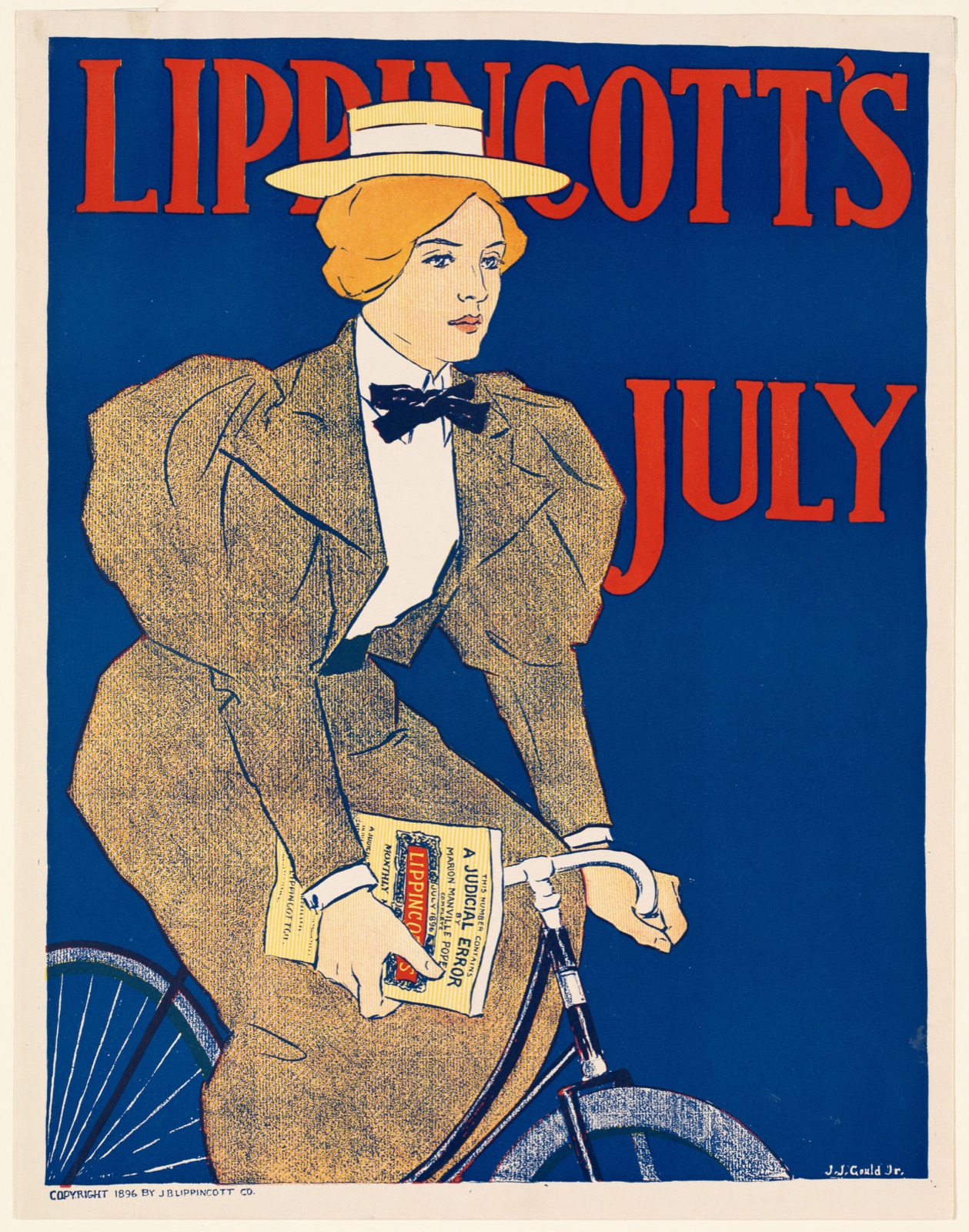 Lippincott's July — Gould, J. J., Jr. (Joseph J.), 1880-1935 (Artist)