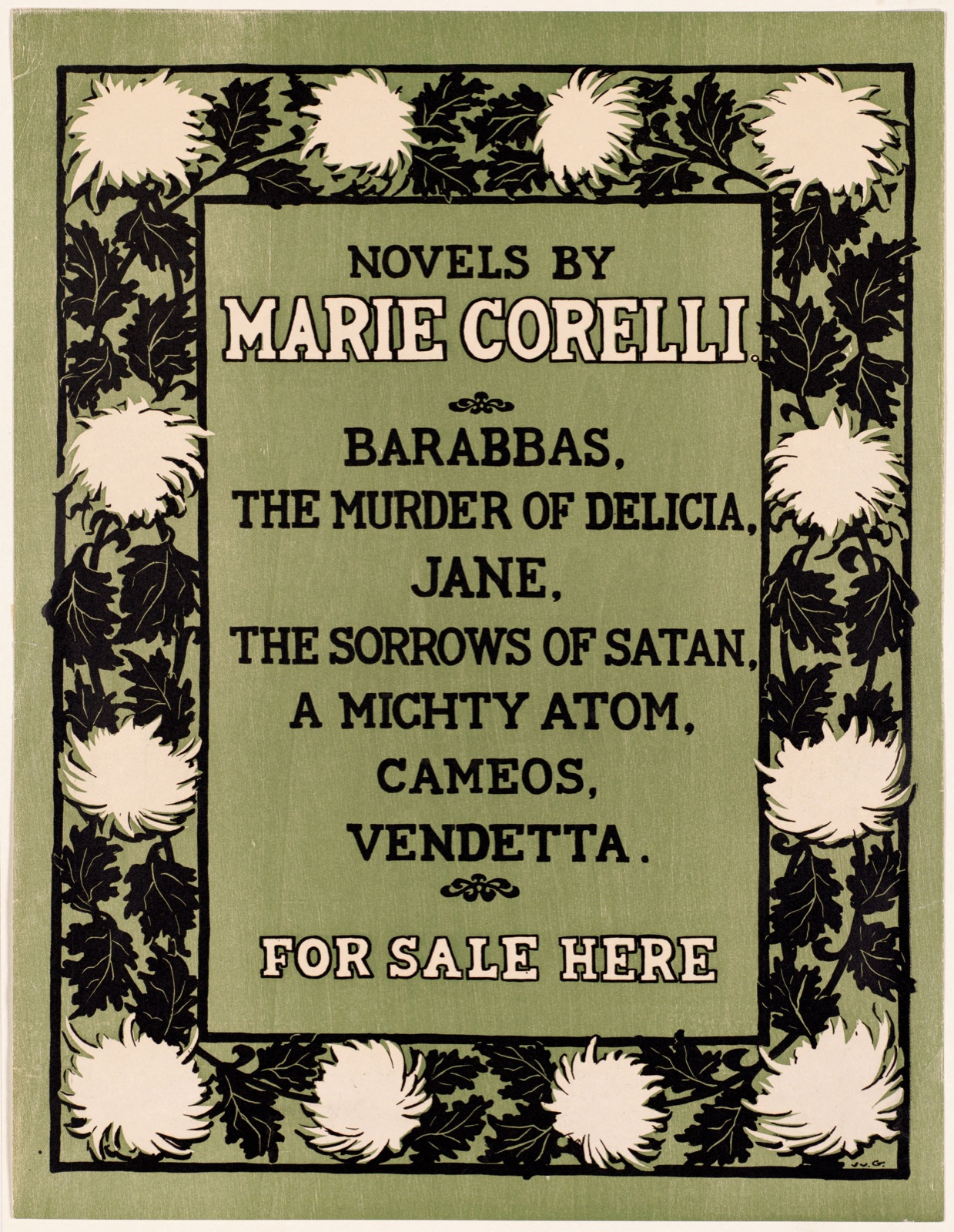 Novels by Marie Corelli — Gould, J. J., Jr. (Joseph J.), 1880-1935 (Artist)