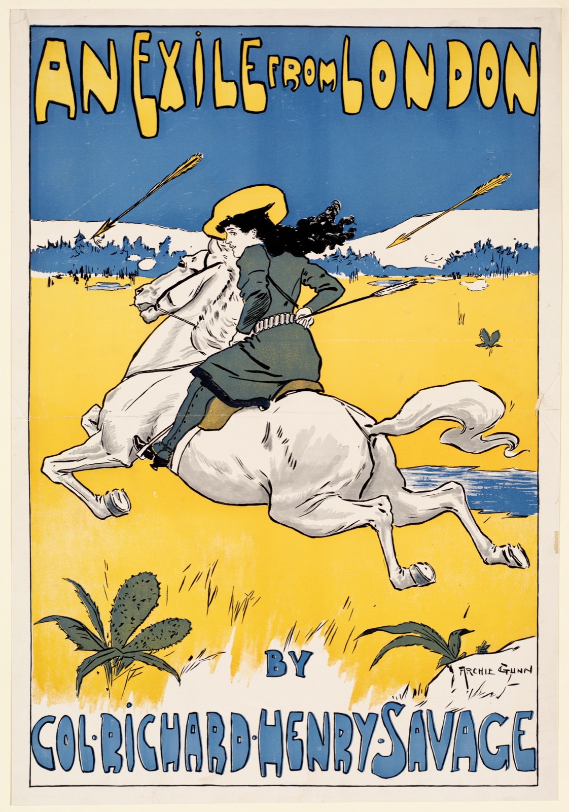 An exile from London by Col. Richard Henry Savage — Gunn, Archie, 1863-1930 (Artist)