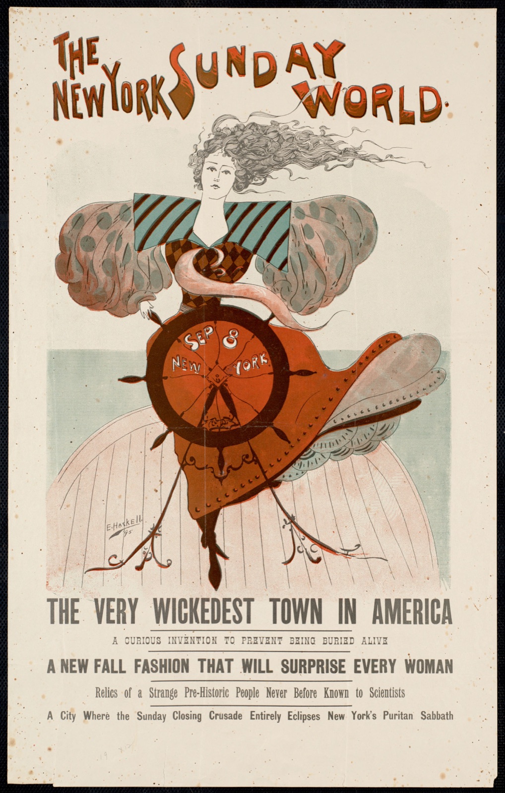 The New York Sunday world — Haskell, Ernest, 1876-1925 (Artist)