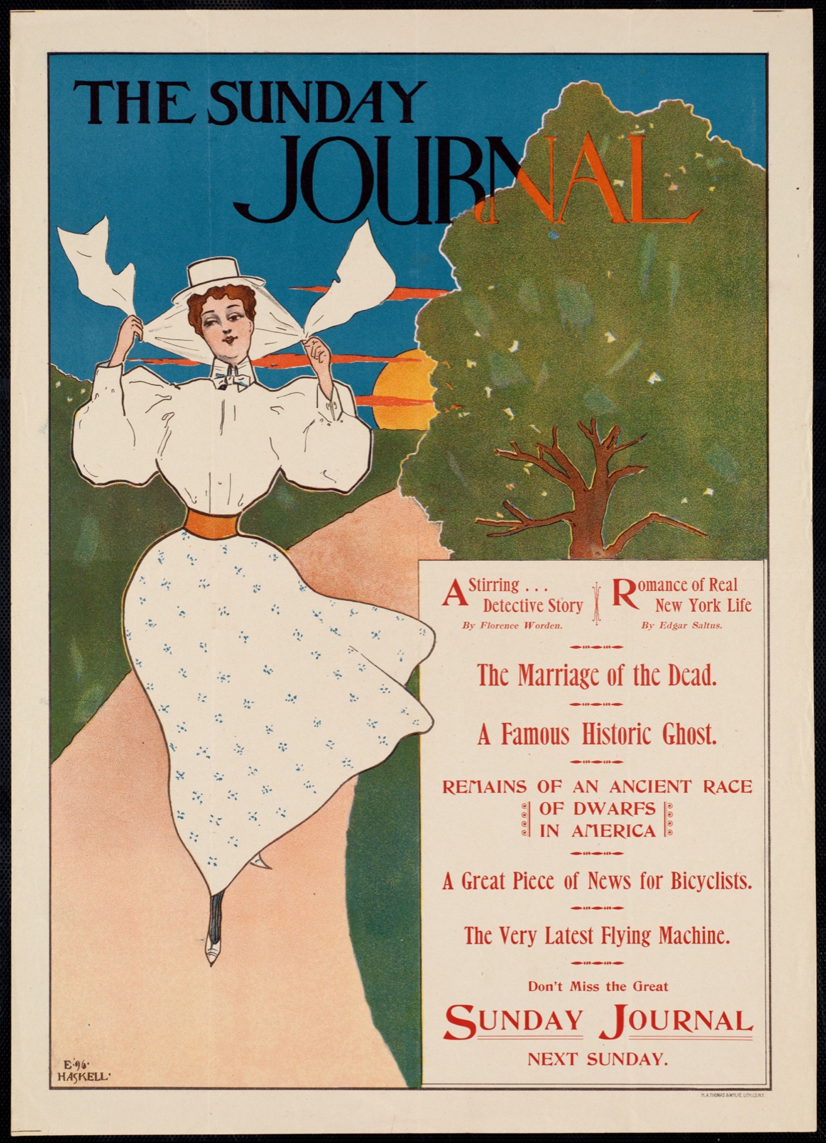 The Sunday journal — Haskell, Ernest, 1876-1925 (Artist)