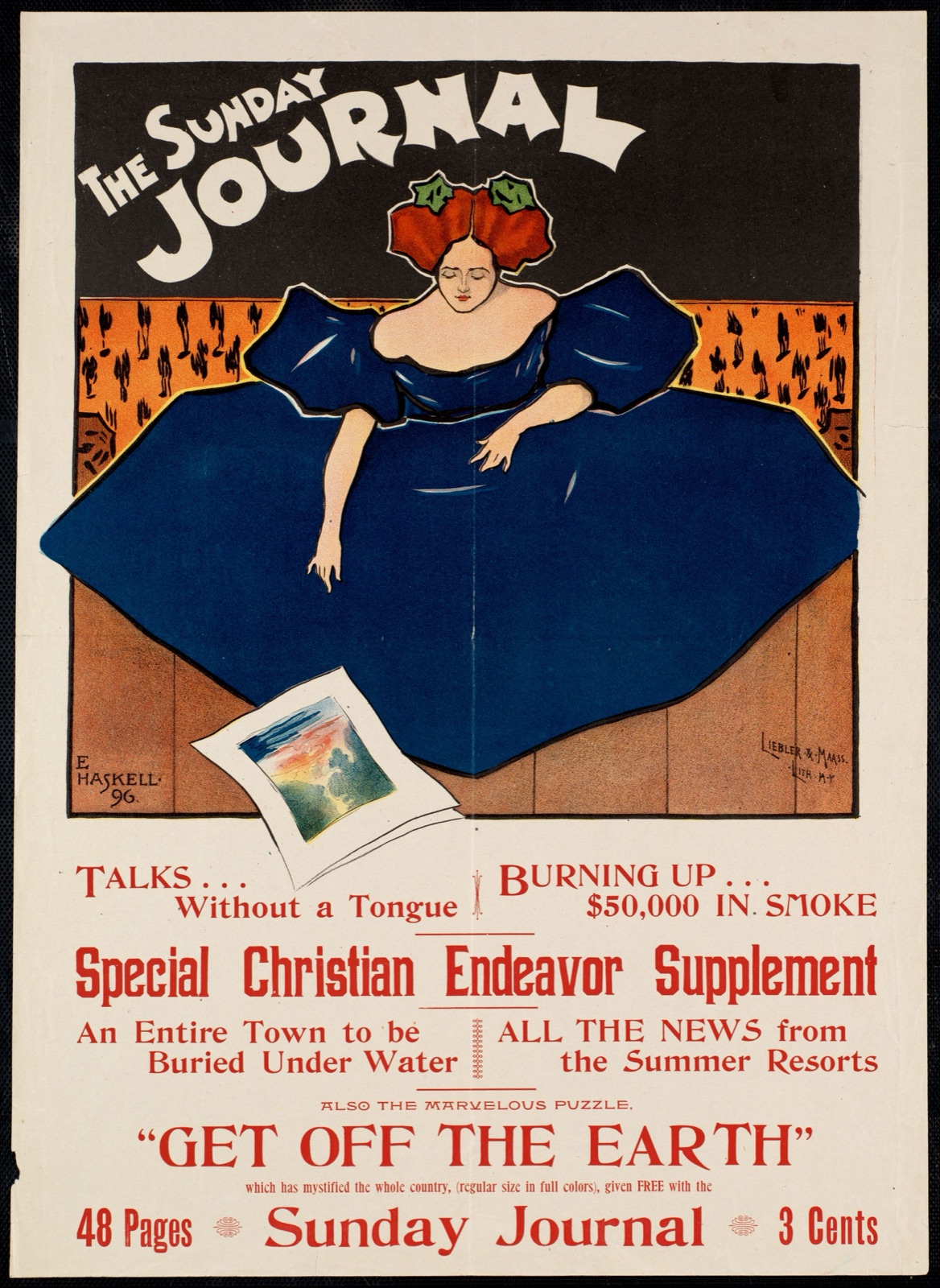 The Sunday journal — Haskell, Ernest, 1876-1925 (Artist)