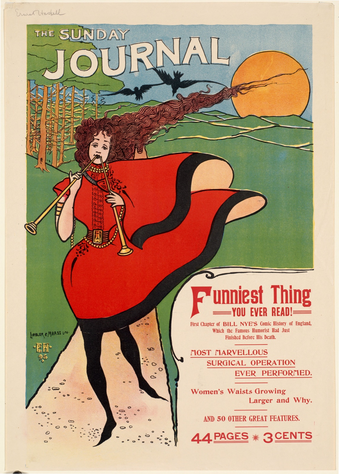The Sunday journal — Haskell, Ernest, 1876-1925 (Artist)