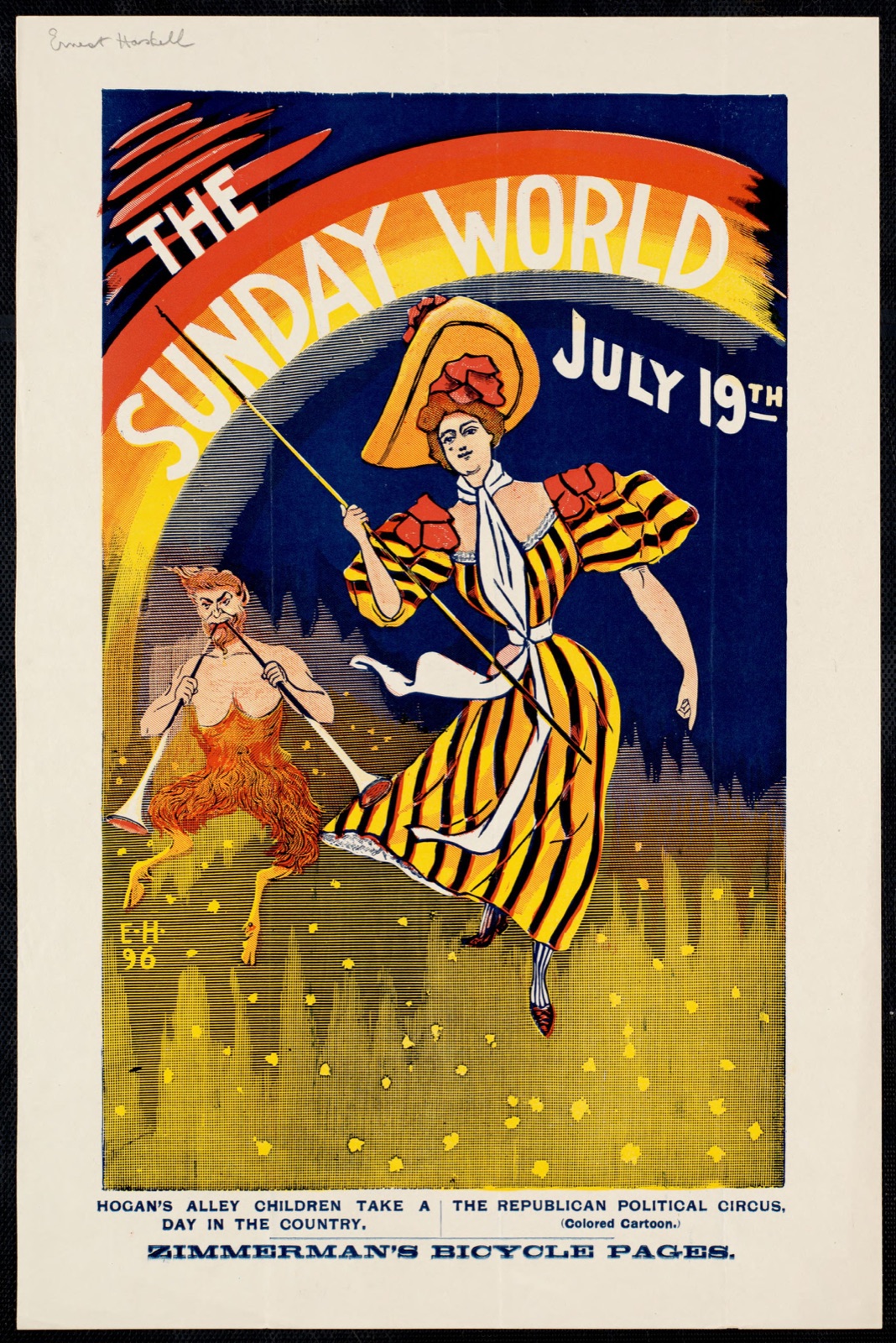 The Sunday world, July 19th. — Haskell, Ernest, 1876-1925 (Artist)