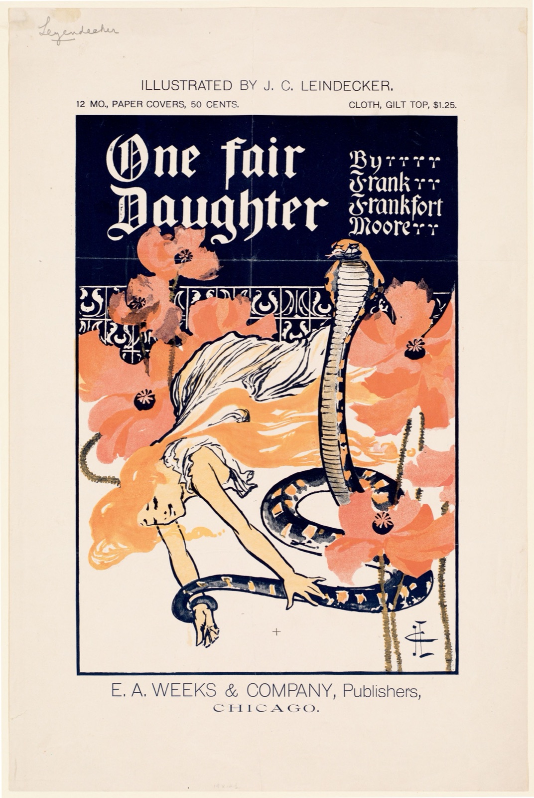 One fair daughter by Frank Frankfort Moore — Leyendecker, J. C. (Joseph Christian), 1874-1951 (Artist)