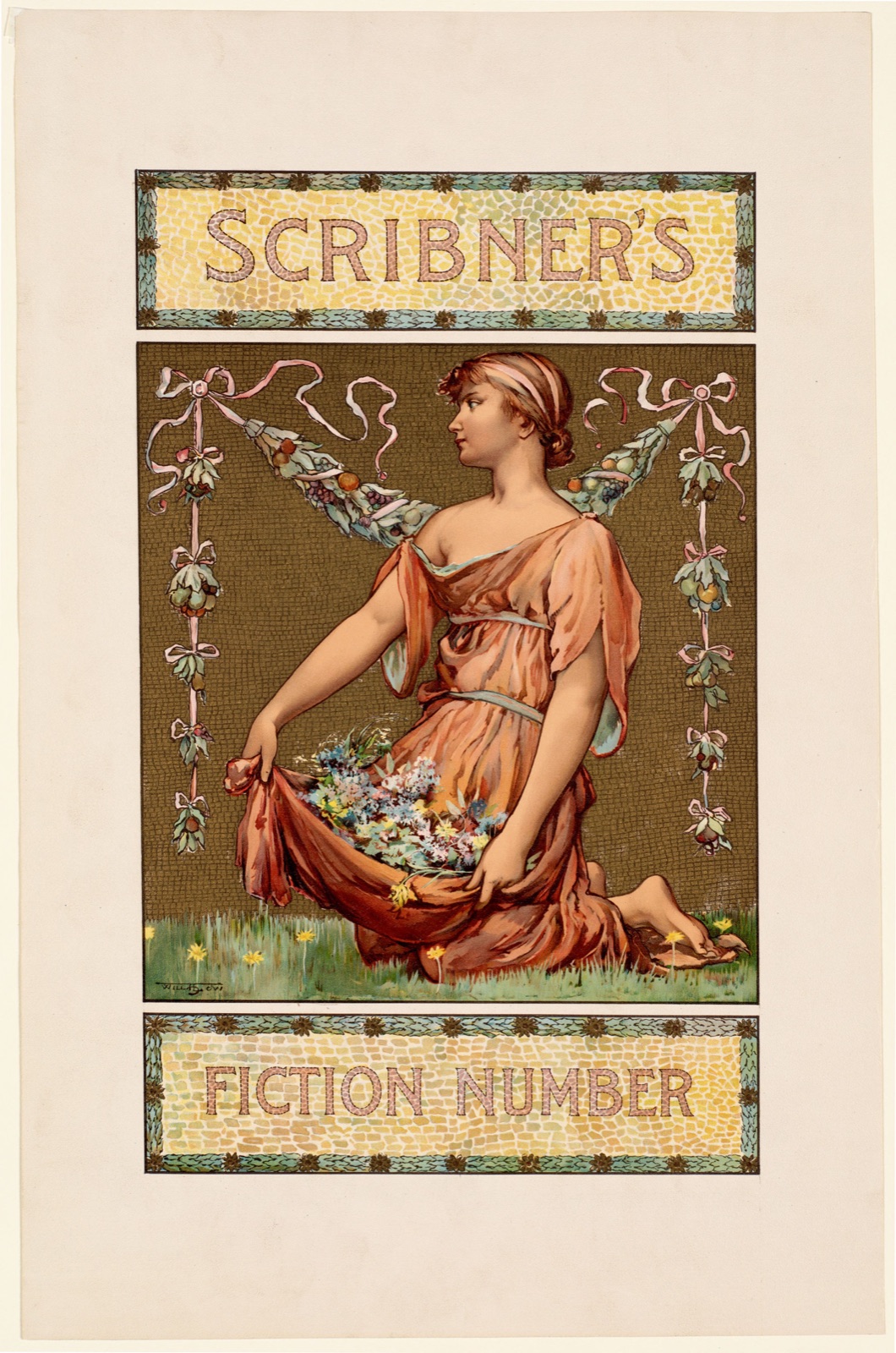 Scribner's fiction number — Low, Will H. (Will Hicok), 1853-1932 (Artist)