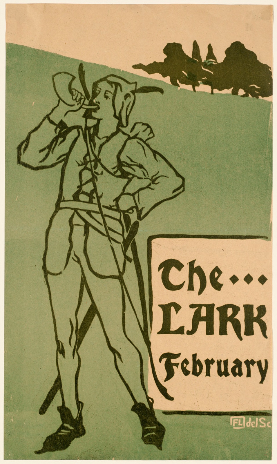 The lark, February — Lundborg, Florence, 1871-1949 (Artist)