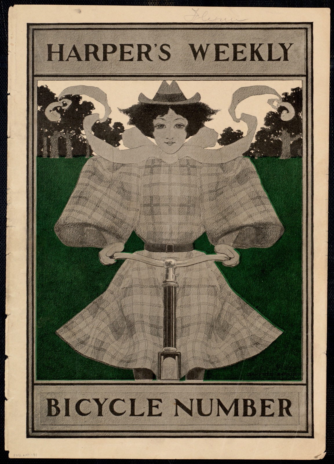 Harper's weekly bicycle number — Parrish, Maxfield, 1870-1966 (Artist)