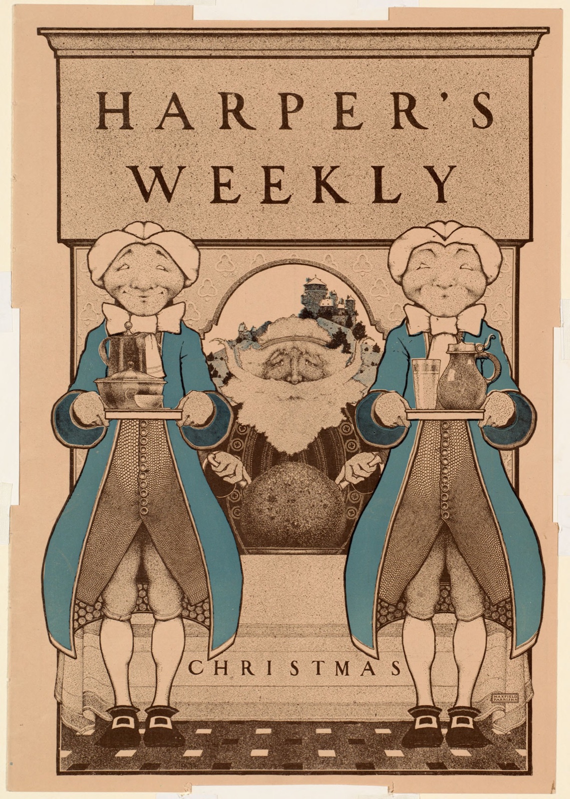 Harper's weekly, Christmas — Parrish, Maxfield, 1870-1966 (Artist)