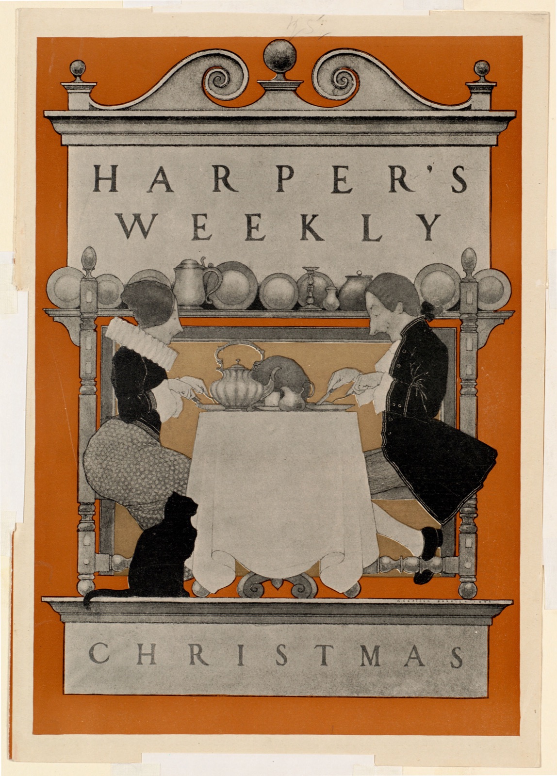 Harper's weekly, Christmas — Parrish, Maxfield, 1870-1966 (Artist)