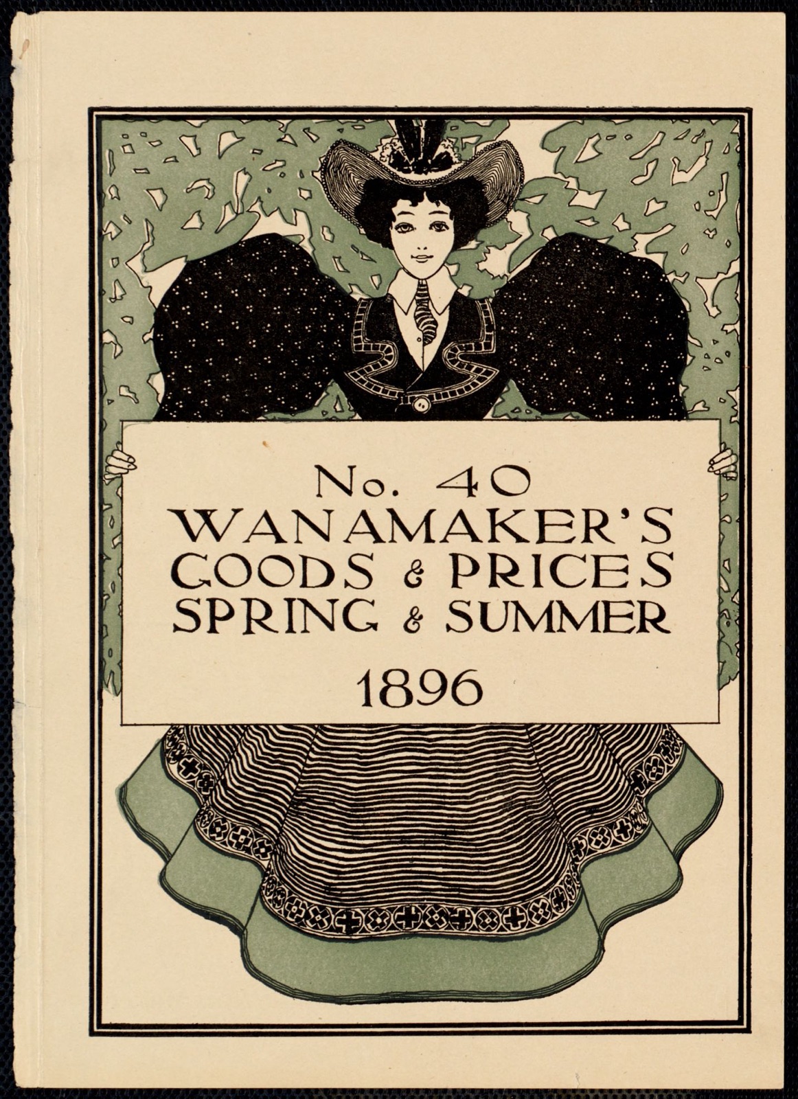 No. 40. Wanamaker's goods & prices, spring & summer 1896 — Parrish, Maxfield, 1870-1966 (Artist)